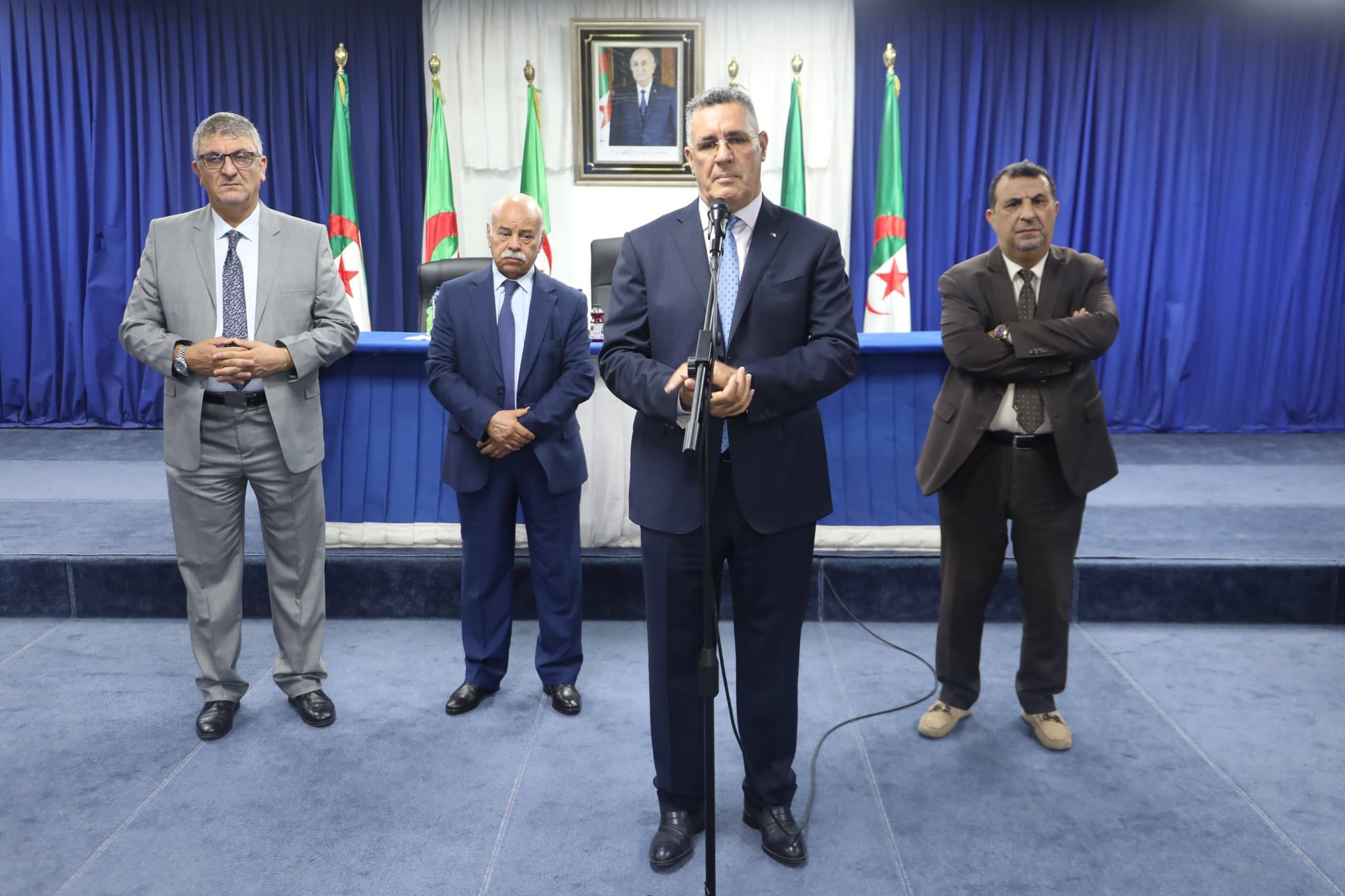 السيد الوزير يشرف على حفل استقبال بمناسبة عيد الأضحى المبارك